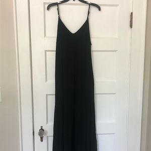 Black maxi dress
